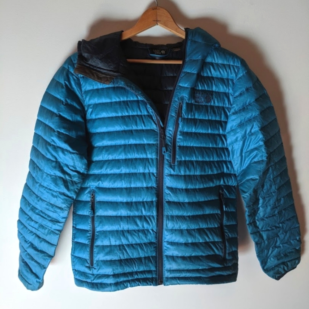 Mountain Hardware Blue Puffer Coat - Men's S